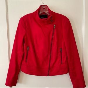 Banana Republic red utility jacket